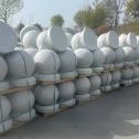 吐鲁番 白麻花岗岩石材圆球，石球，挡车球，隔离球，景观石球，风水球等