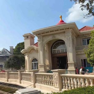 吐鲁番 黄金麻花岗岩欧式别墅