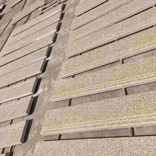 吐鲁番 黄金麻花岗岩光面楼梯踏步