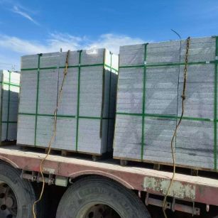 吐鲁番 芝麻白花岗岩地铺石装车日常