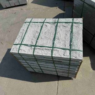 吐鲁番 白麻花岗岩石材自然面蘑菇石成品