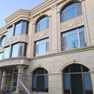 吐鲁番 黄金麻花岗岩别墅外墙干挂