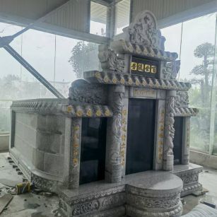 吐鲁番 芝麻白墓碑效果展示图