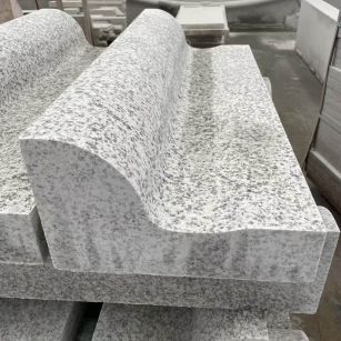 吐鲁番 白麻花岗岩S型路沿石，路侧石，马路牙子等