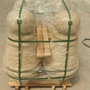 吐鲁番 黄金麻异形定制雕花——棒棒糖挡车柱