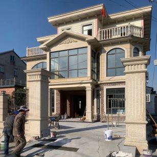 吐鲁番 黄金麻花岗岩荔枝面别墅外墙干挂私家专属