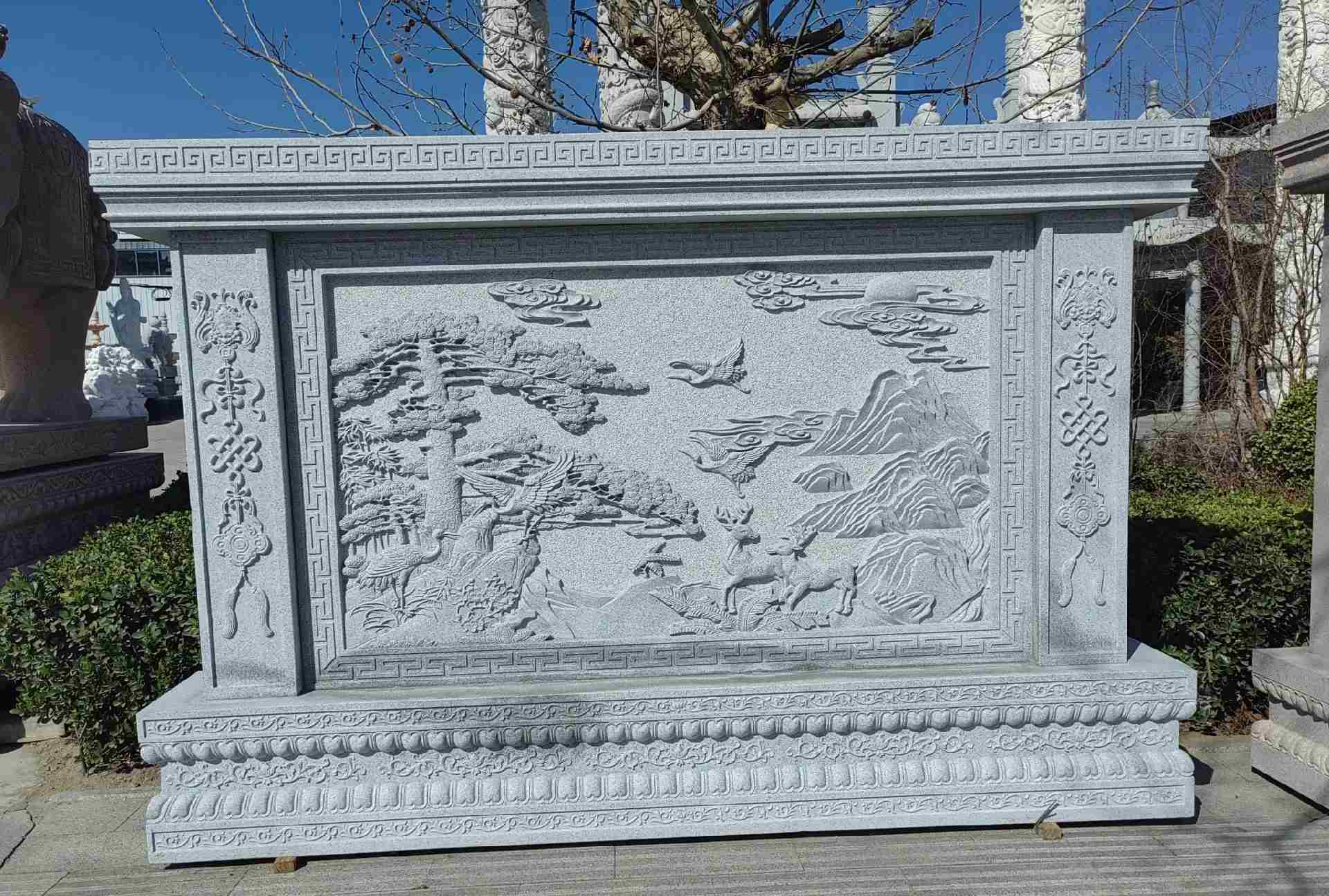 吐鲁番 芝麻白大型照壁，屏风，影壁