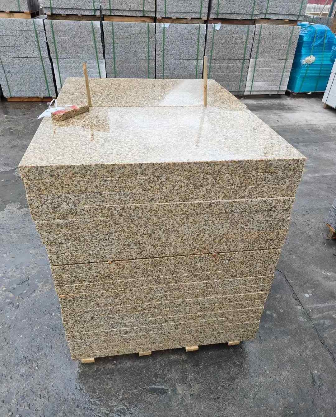 吐鲁番 湖北黄金麻花岗岩石材荔枝面外墙石材