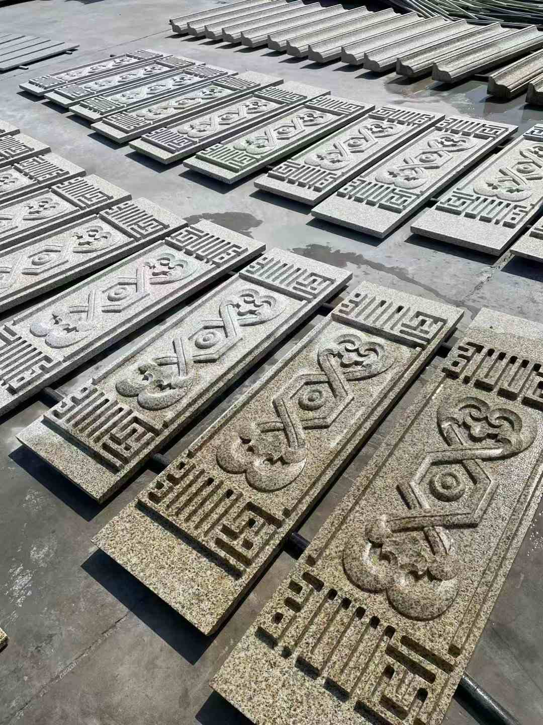 吐鲁番 黄金麻花岗岩外墙雕刻板