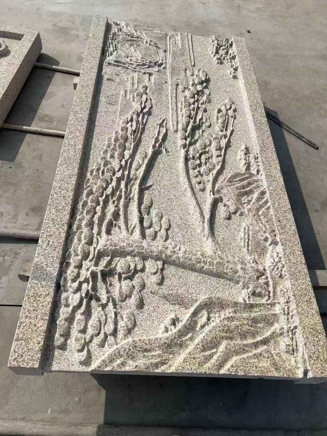 吐鲁番 黄金麻雕刻板浮雕迎客松