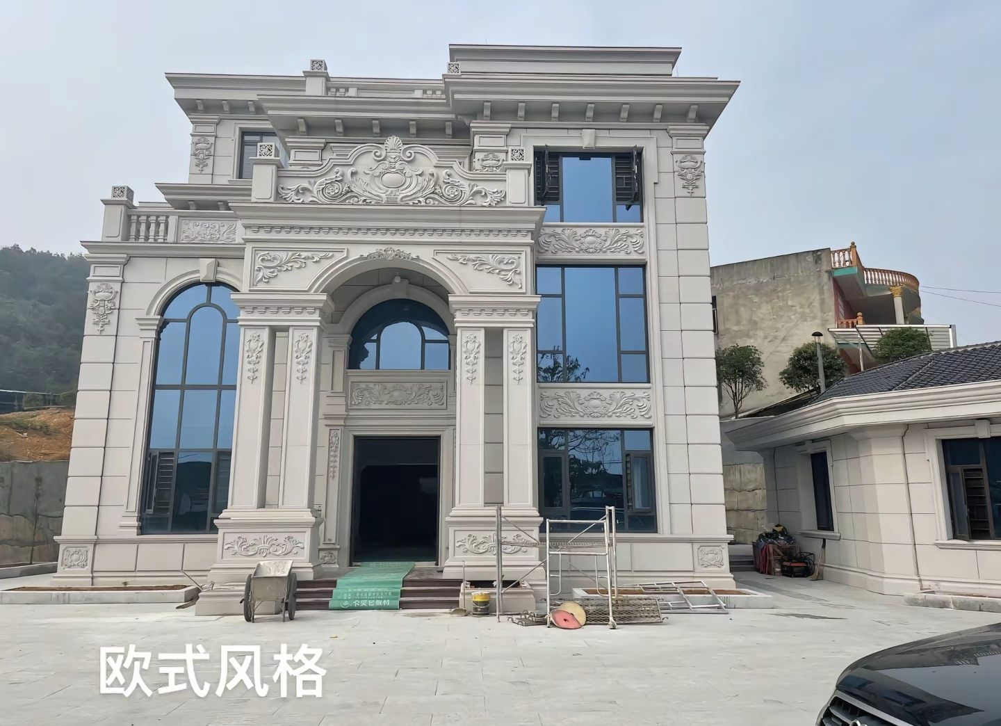 吐鲁番 白麻花岗岩别墅外墙干挂