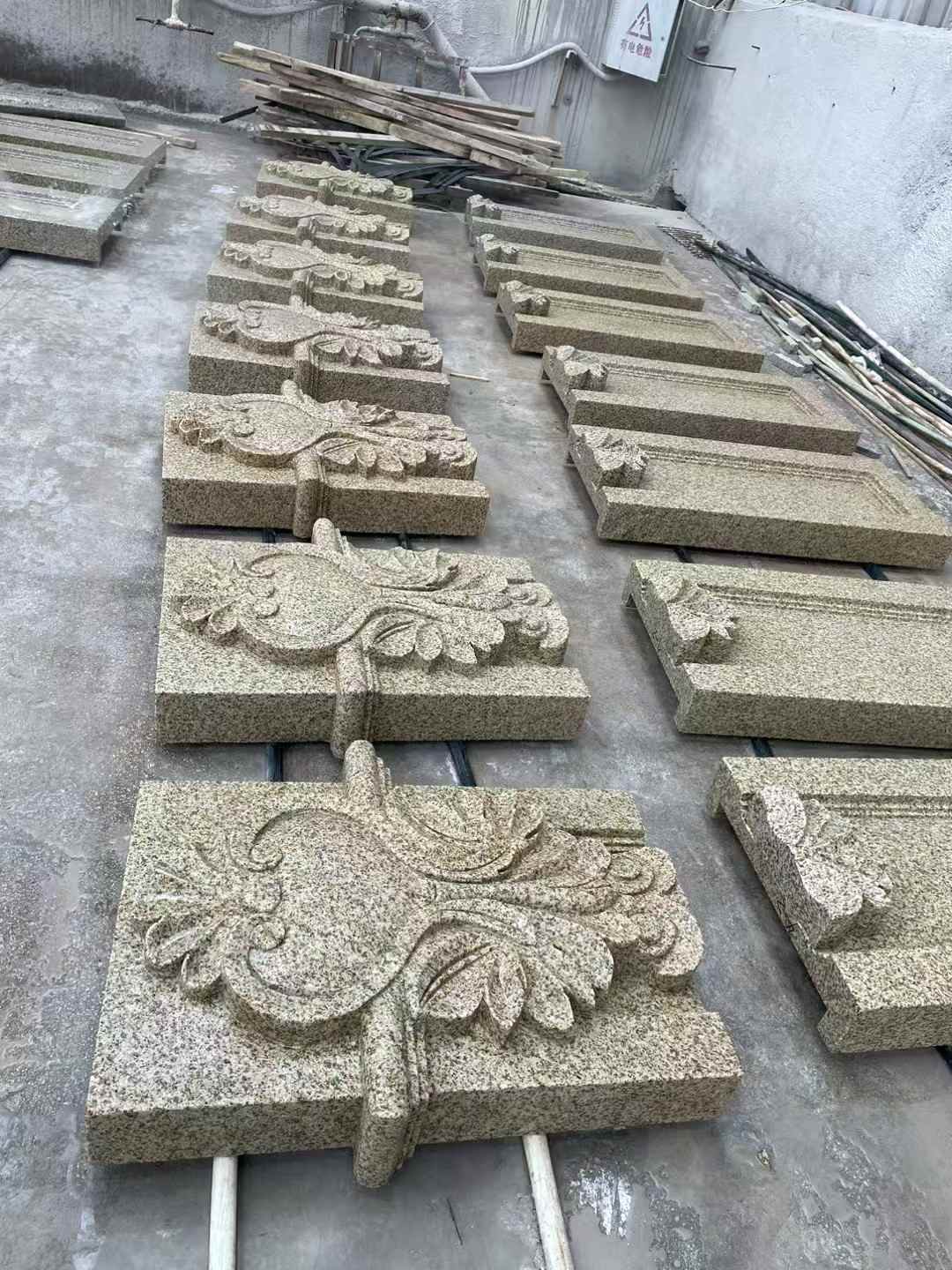 吐鲁番 黄金麻花岗岩别墅外墙雕刻板