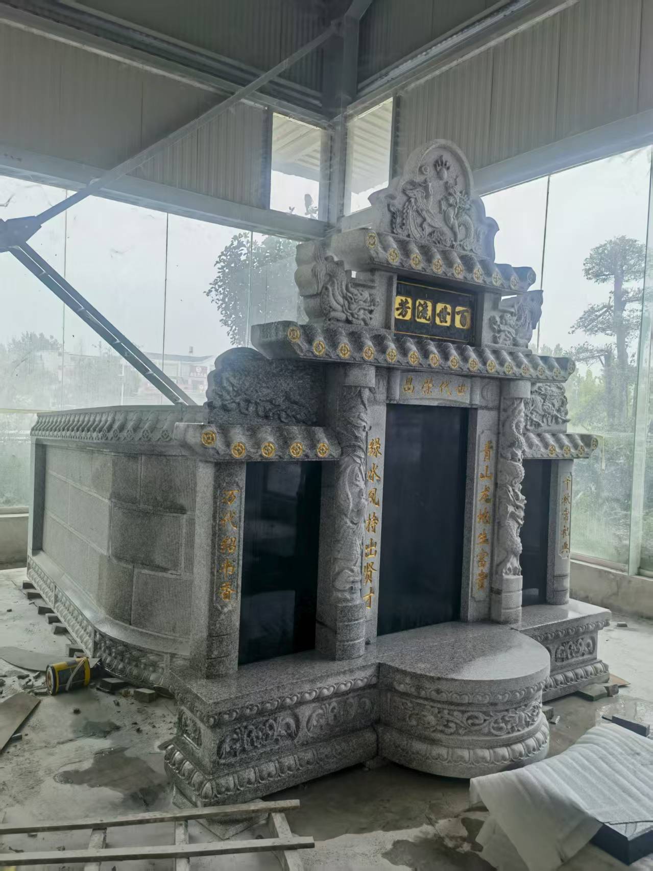 吐鲁番 芝麻白墓碑效果展示图